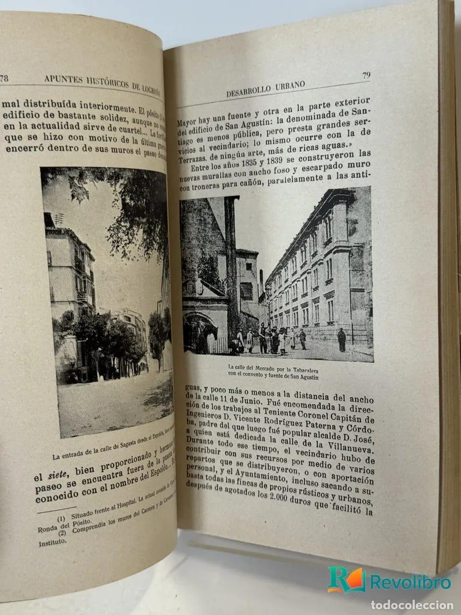 Libros de segunda mano: Apuntes Hist&oacute;ricos de Logro&ntilde;o - no disponible - Foto 4
