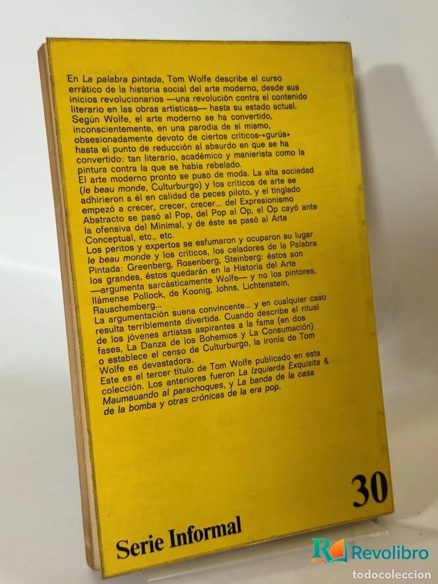 Libros de segunda mano: La Palabra Pintada - Tom Wolfe - Foto 2