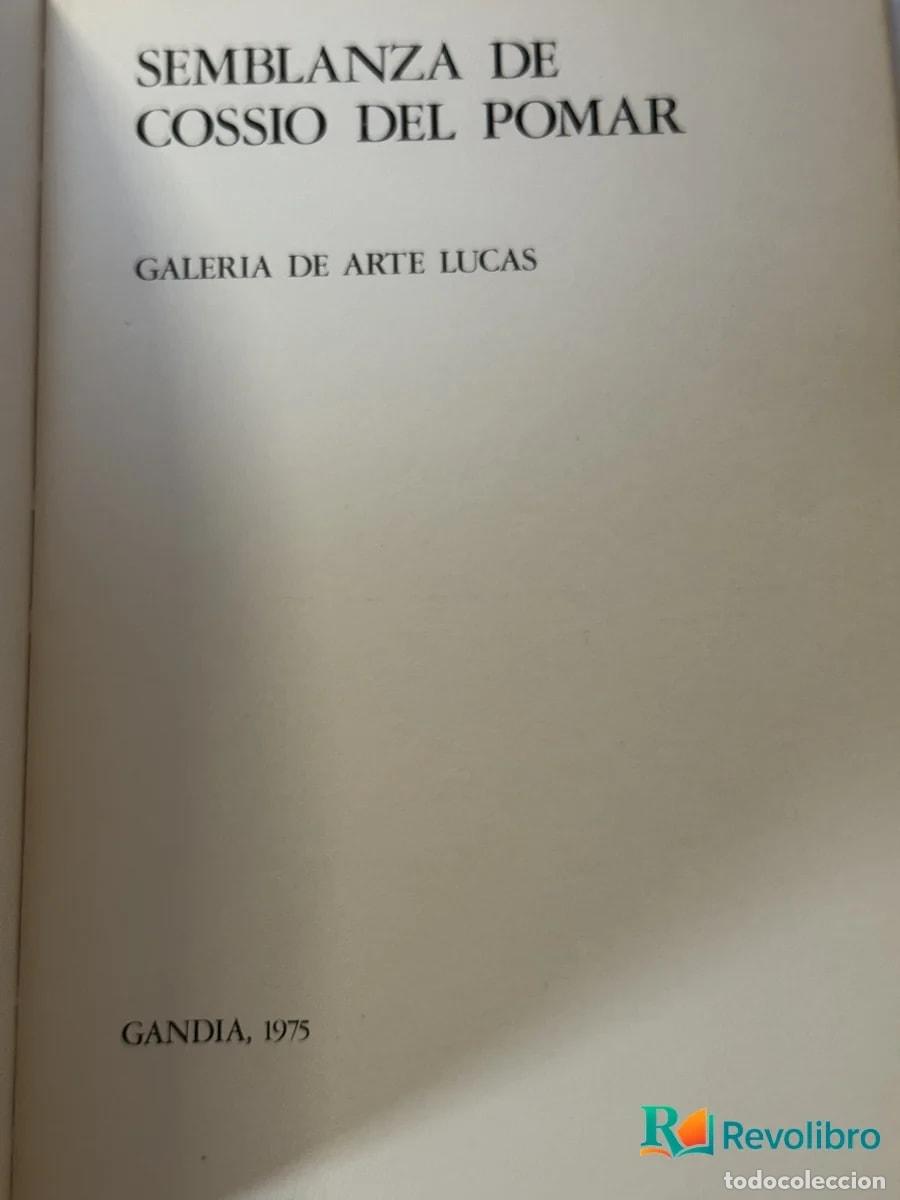 Libros de segunda mano: Semblanza de Cossio del Pomar - no disponible - Foto 2
