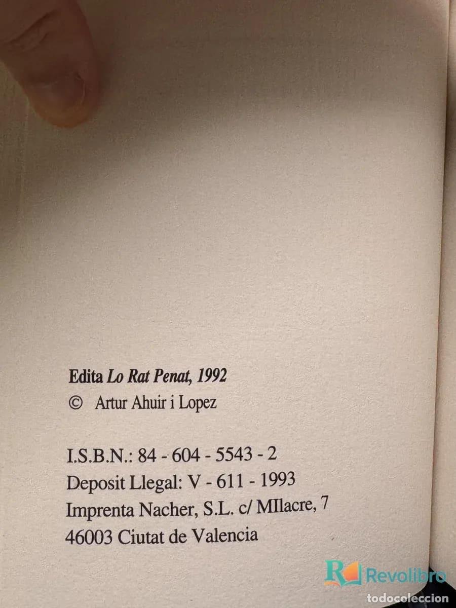 Libros de segunda mano: De lletres i rent - Artur Ahuir - Foto 2