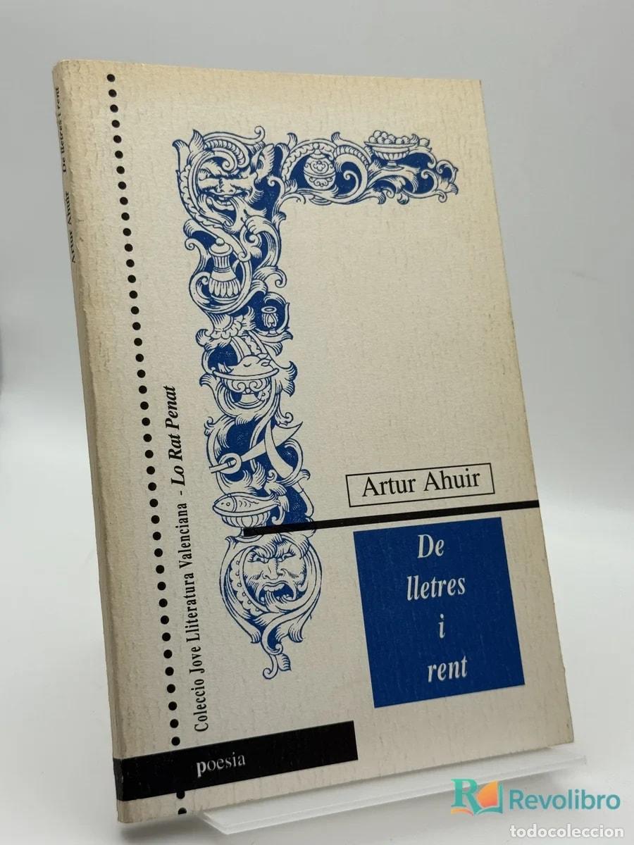 Libros de segunda mano: De lletres i rent - Artur Ahuir