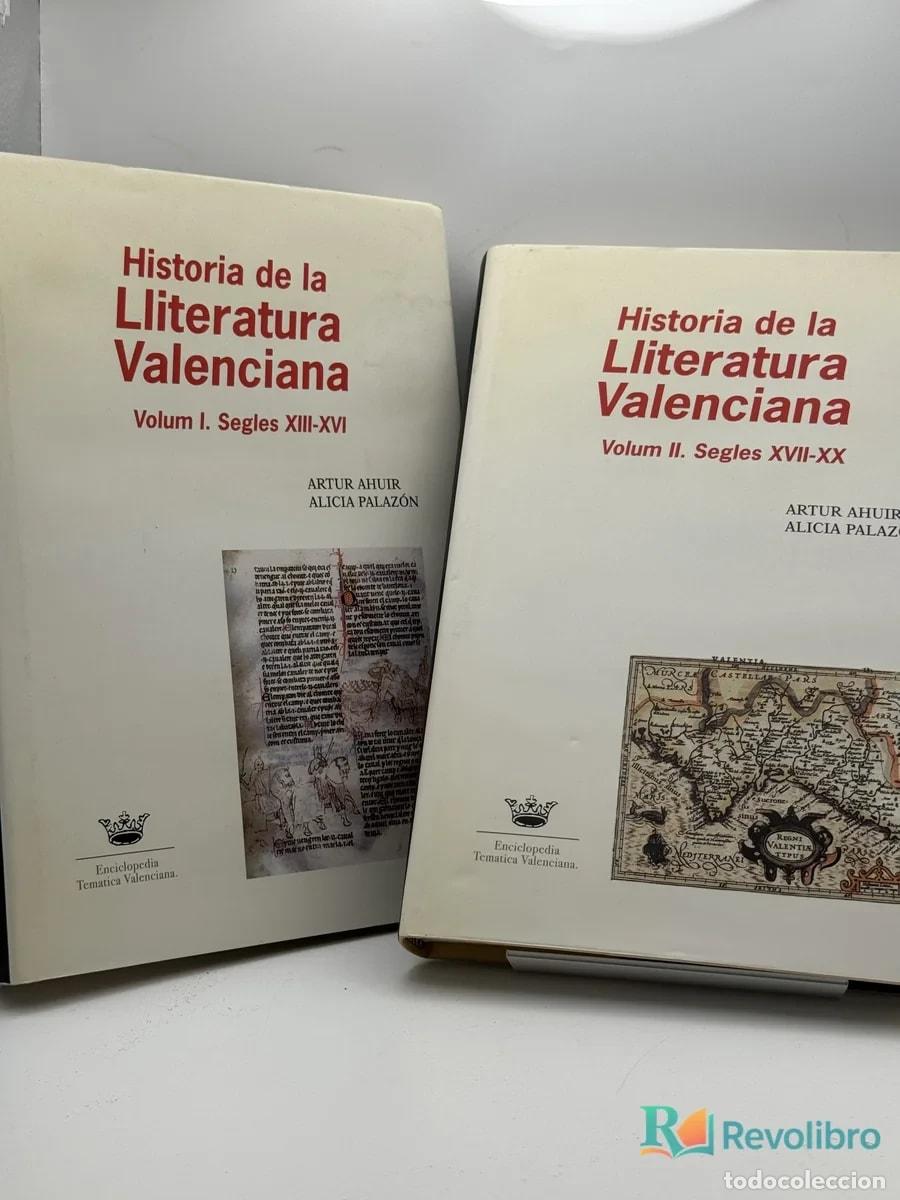 Libros de segunda mano: Lote Historia de la Literatura Valenciana 2 vol&uacute;menes - Artur Ahuir Alicia Palazon