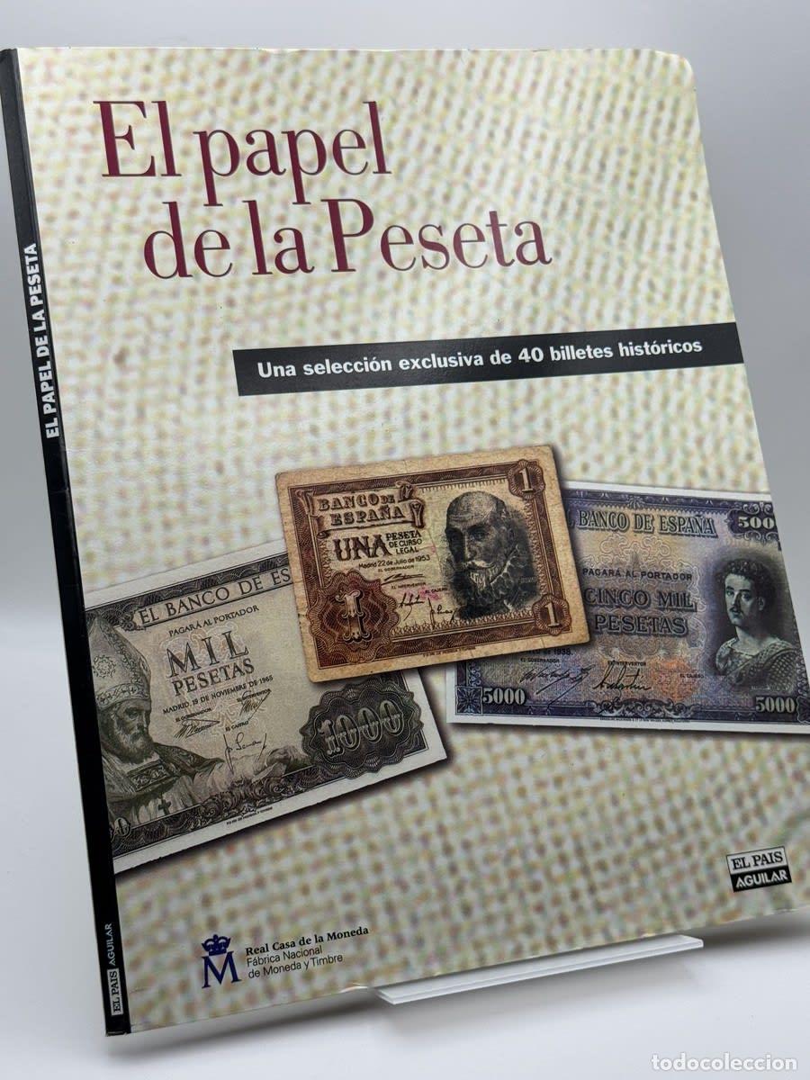Libros de segunda mano: El papel de la Peseta, 36 billetes - Desconocido
