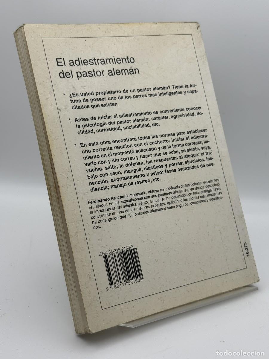 Libros de segunda mano: El Adiestramiento del Pastor Aleman - Ferdinando Paccani - Foto 2