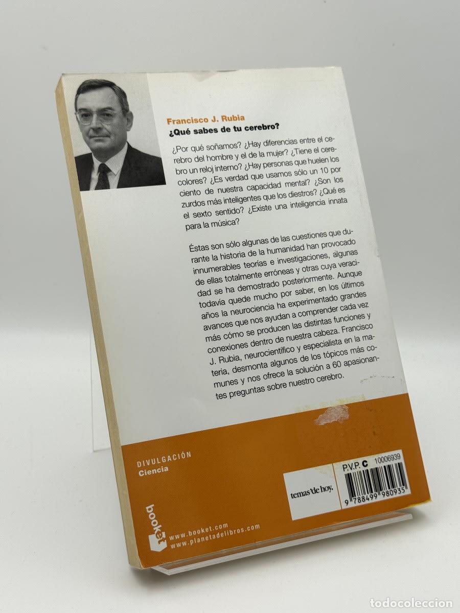 Libros de segunda mano: &iquest;Qu&eacute; sabes de tu cerebro? - Francisco Rubia - Foto 2