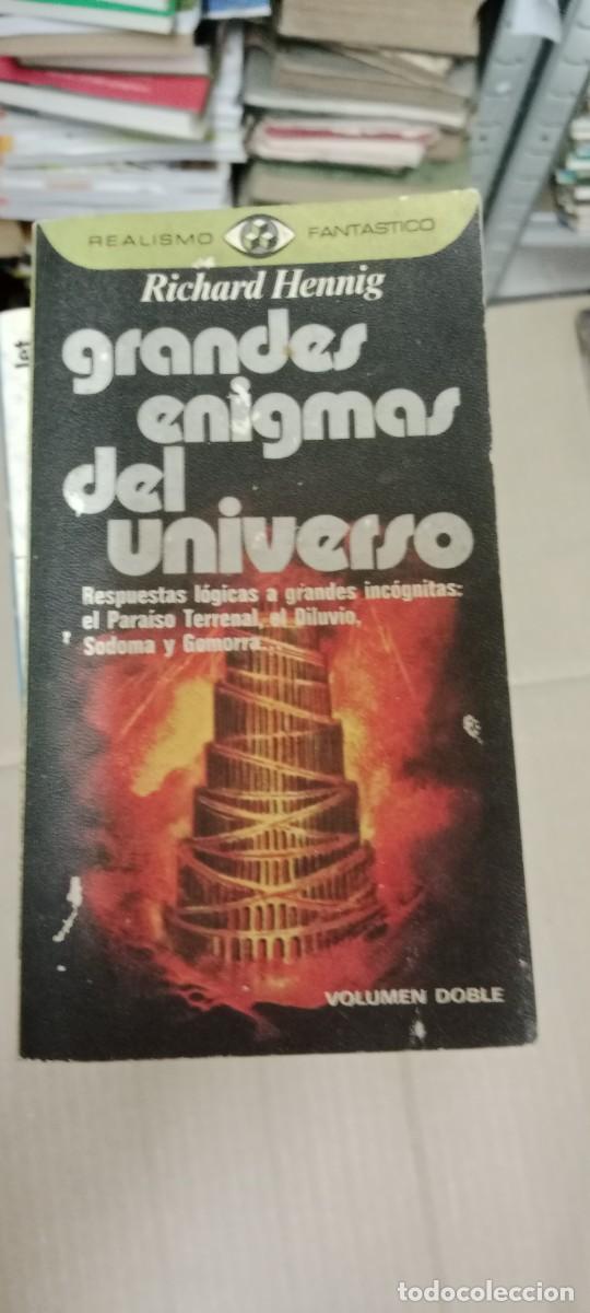 Libros de segunda mano: GRANDES ENIGMAS DEL UNIVERSO -- RICHARD HENNIG -- PLAZA & JANES LIBRO CU-05