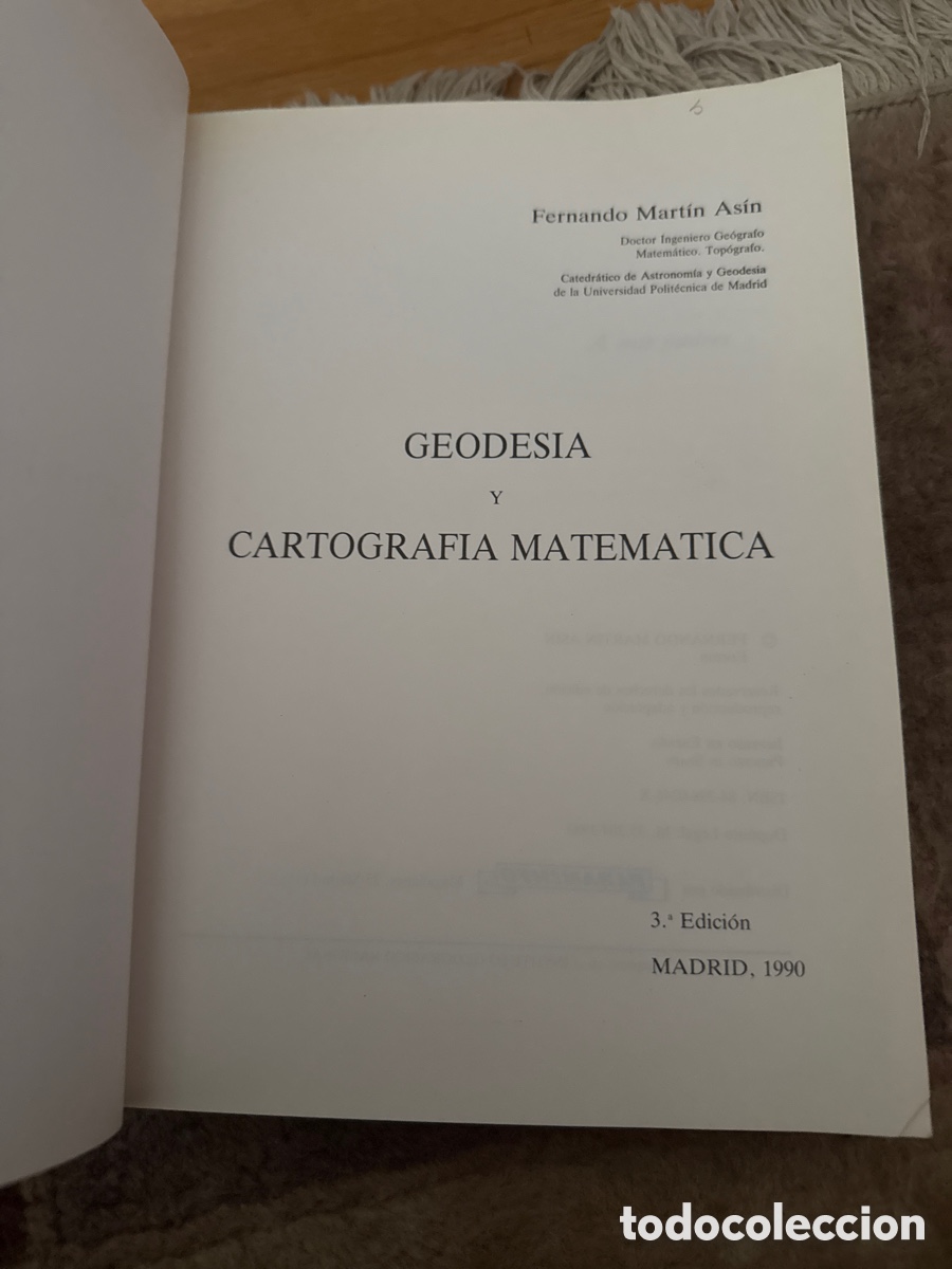 Libros de segunda mano: Geodesia y Cartograf&iacute;a Matem&aacute;tica - Foto 3