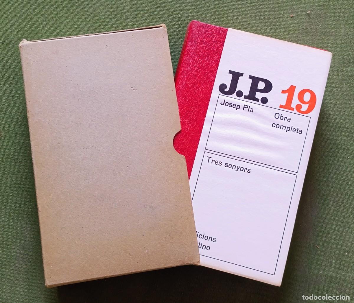 Libros de segunda mano: J. P. 19 - JOSEP PLA - 0BRA COMPLETA - TRES SENYORS - 1&ordf; ed. 1971