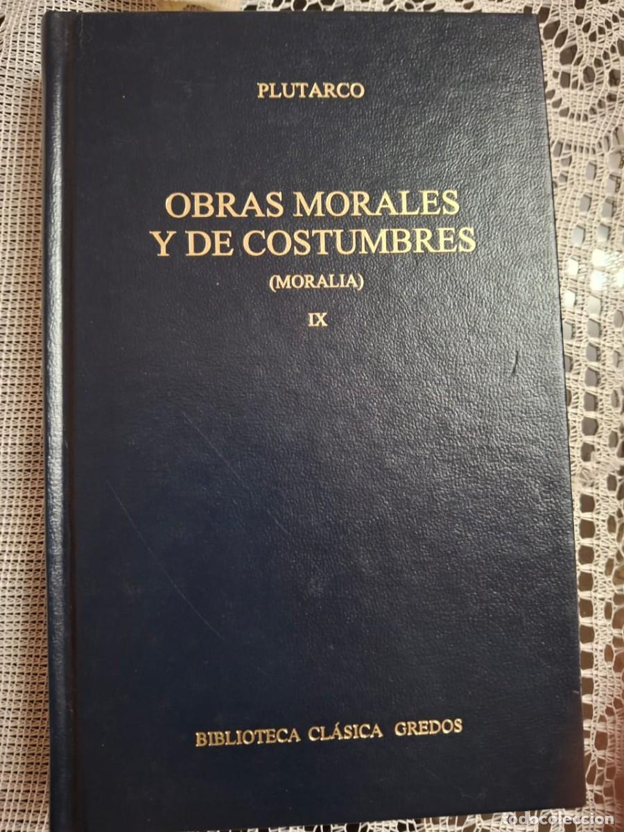 Libros de segunda mano: Biblioteca clasica gredos 299 plutarco obras morales y de costumbres IX