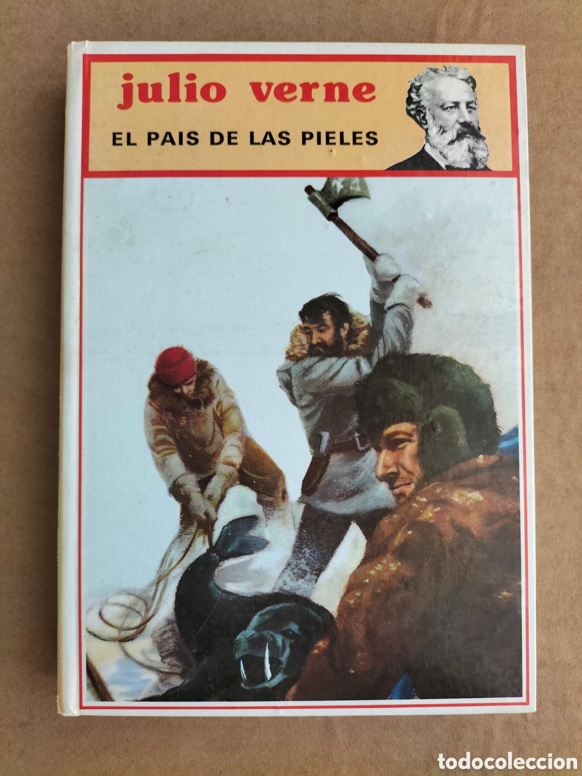 Libros de segunda mano: El pa&iacute;s de las pieles. Julio Verne. N&uacute;m 15. Editorial Molino. Libro