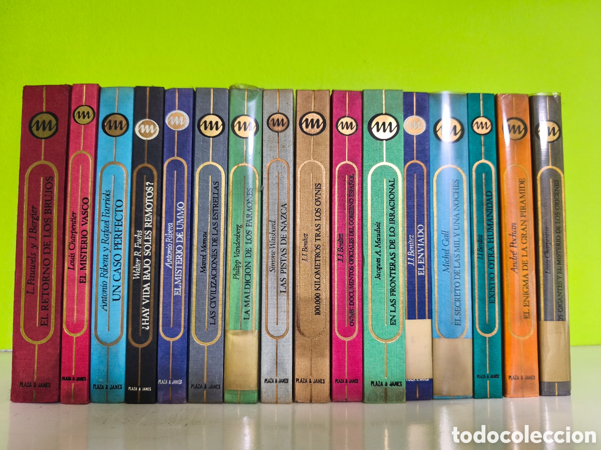 Libros de segunda mano: LOTE 16 LIBROS PLAZA & JAN&Eacute;S &rdquo;OTROS MUNDOS&rdquo; &ndash; 10 PRIMERAS EDICIONES &ndash; OVNIS Y MISTERIO