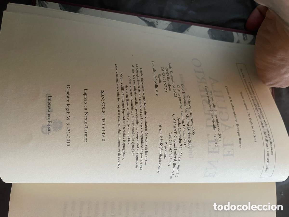 Libros de segunda mano: Libro - el &aacute;guila en el desierto - Foto 5