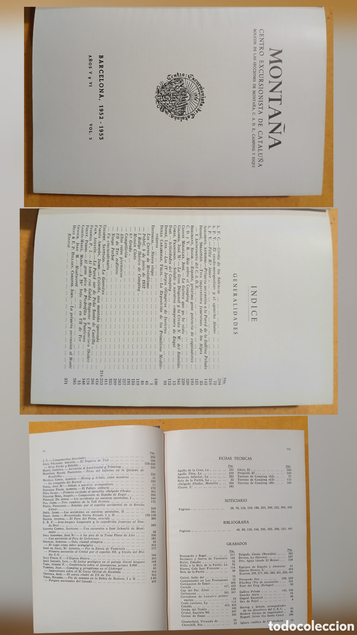 Libros de segunda mano: Boletin de la secci&oacute;n de Monta&ntilde;a y C.A.D.E - Foto 5