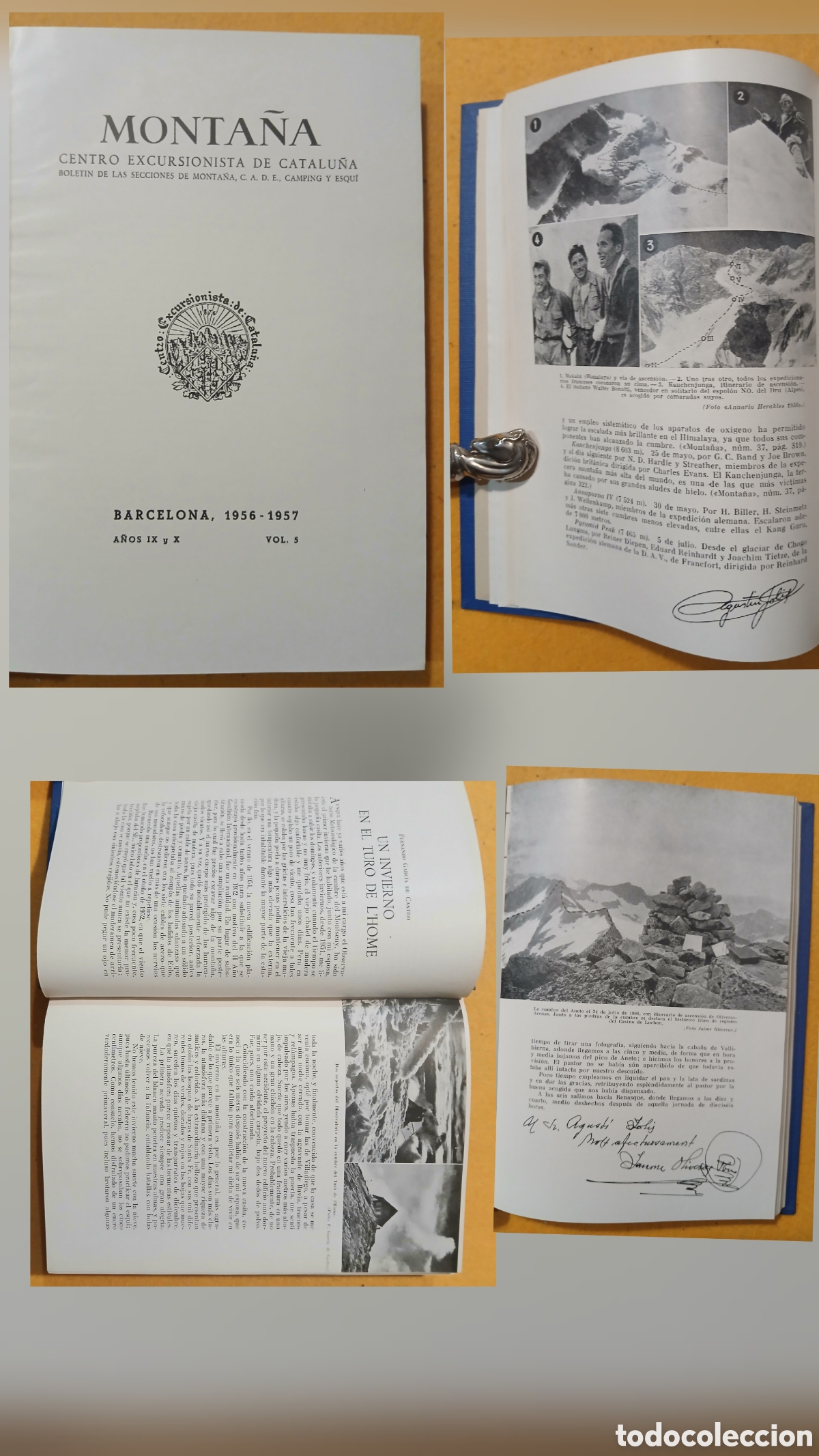 Libros de segunda mano: Boletin de la secci&oacute;n de Monta&ntilde;a y C.A.D.E - Foto 8