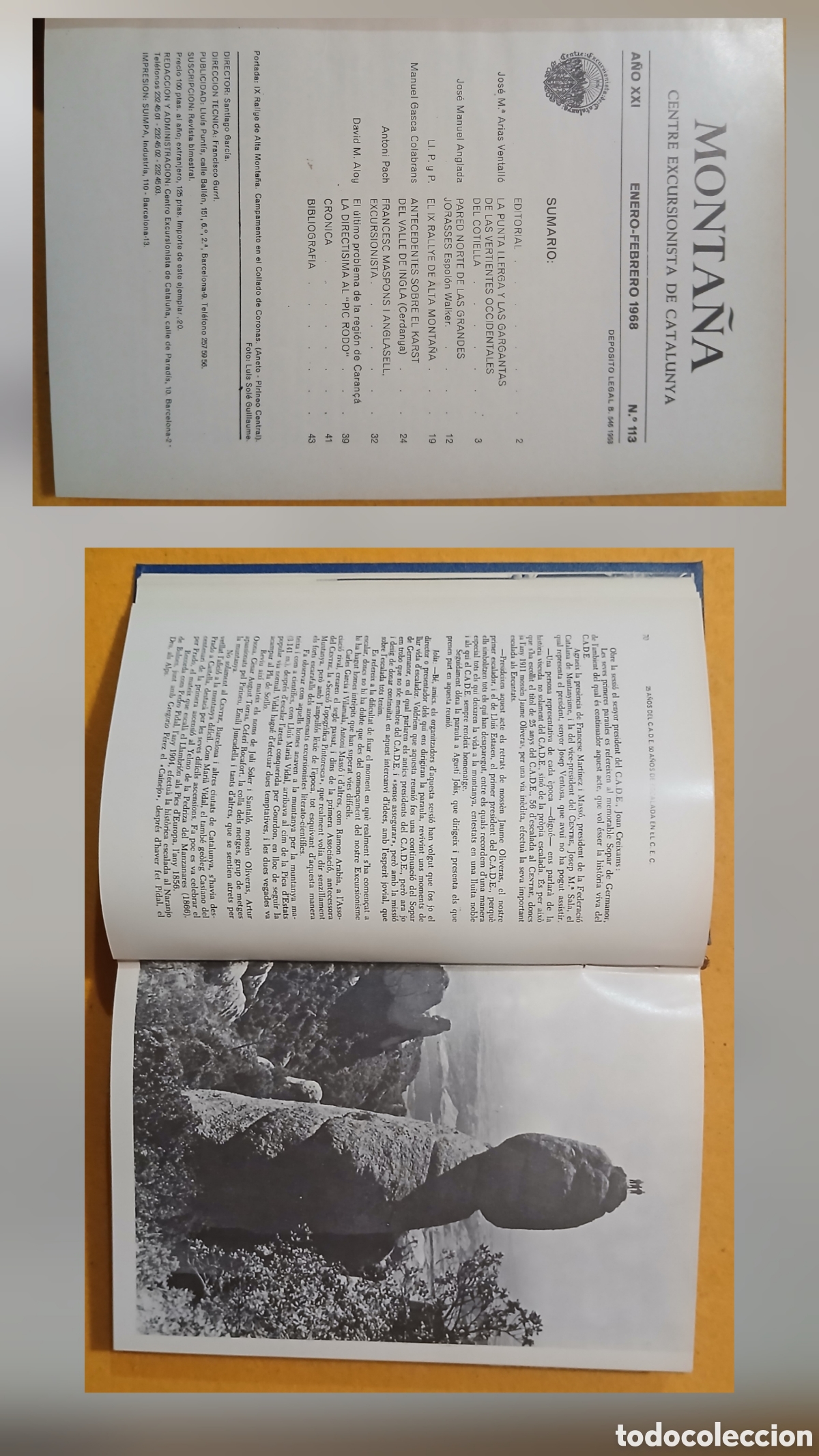 Libros de segunda mano: Boletin de la secci&oacute;n de Monta&ntilde;a y C.A.D.E - Foto 13