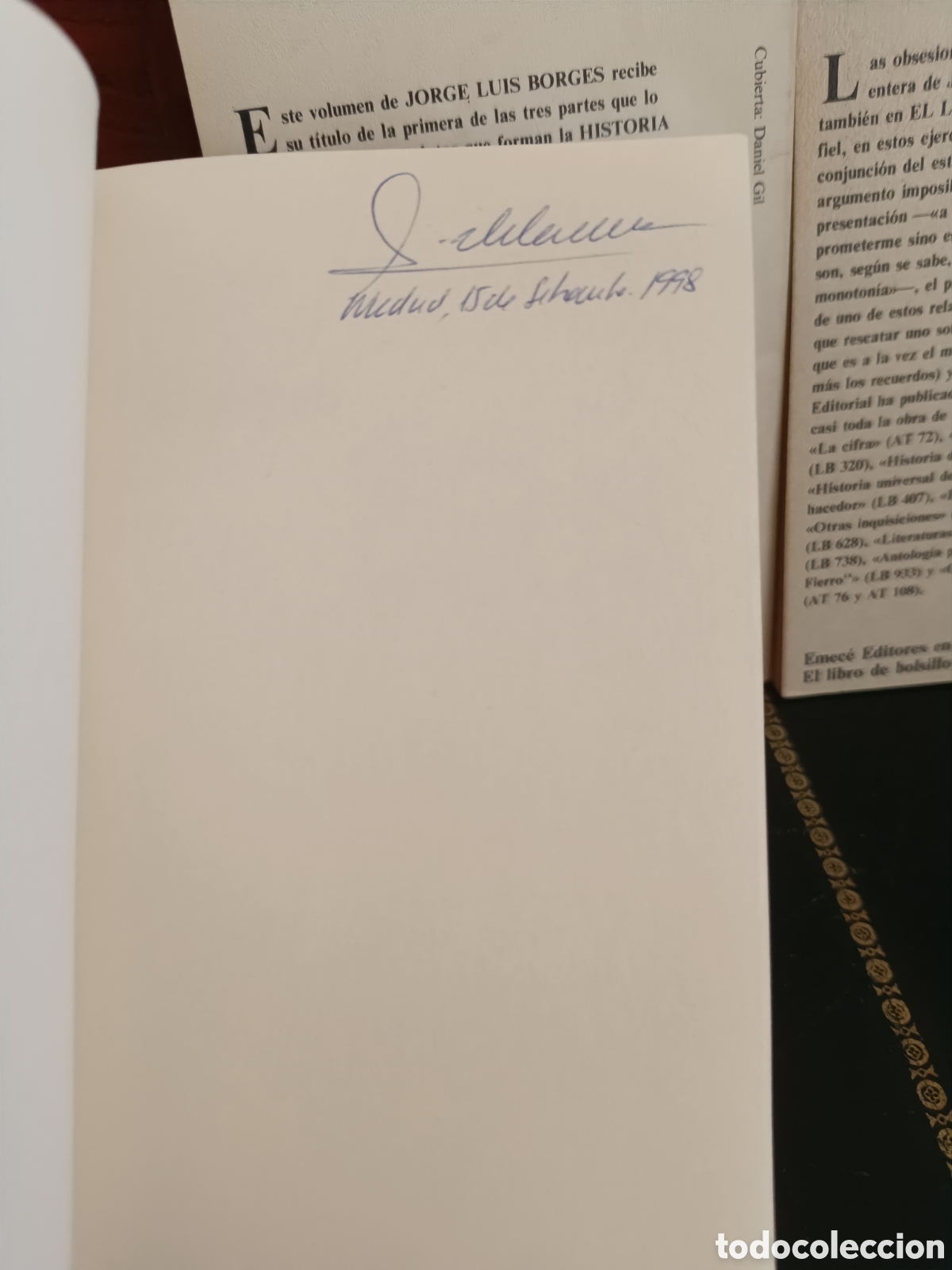 Libros de segunda mano: JORGE LUIS BORGES- LOTE 8 LIBROS ALIANZA7EMEC&Eacute;/AUSTRAL - Foto 9