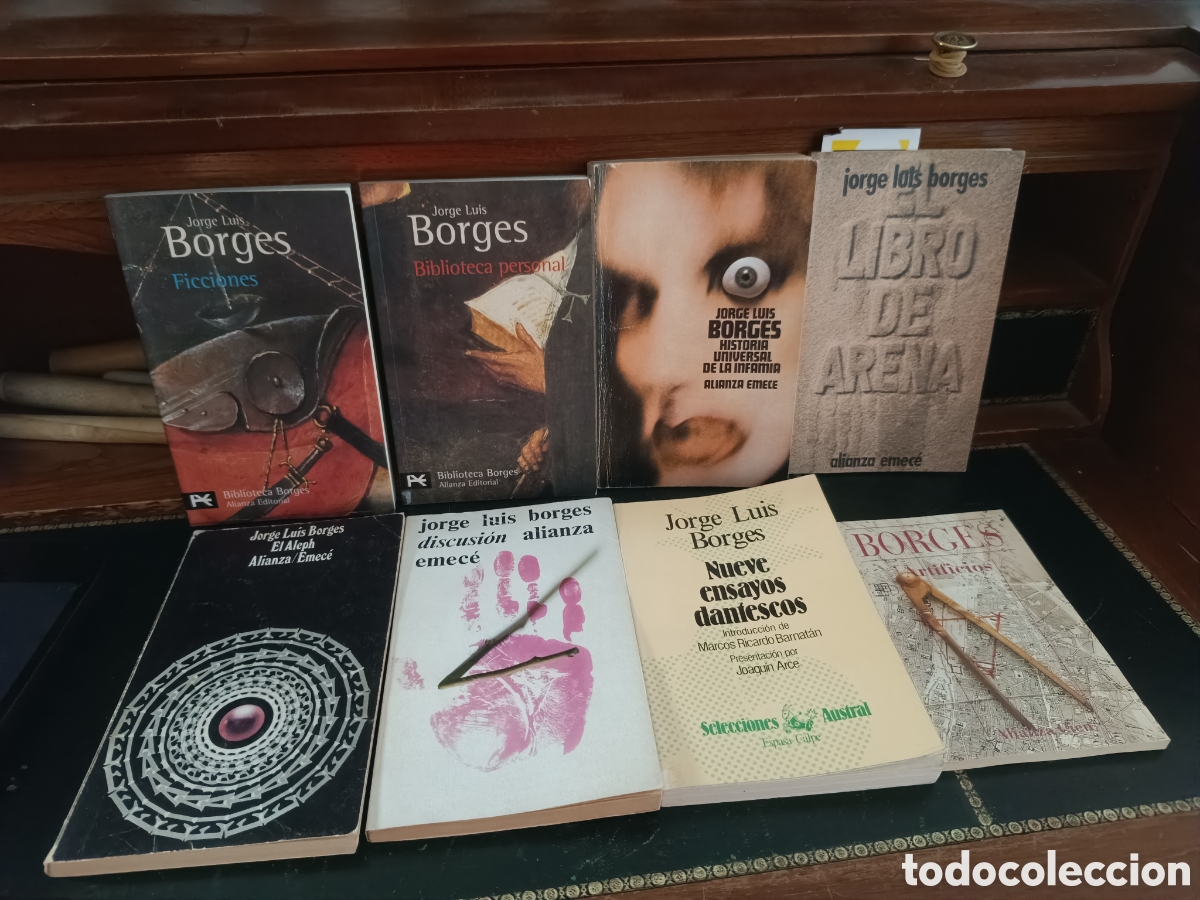 Libros de segunda mano: JORGE LUIS BORGES- LOTE 8 LIBROS ALIANZA7EMEC&Eacute;/AUSTRAL