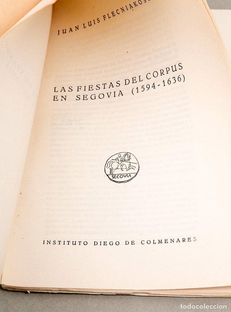 Libros de segunda mano: SEGOVIA - LAS FIESTA DEL CORPUS (1594-1636) - Foto 3