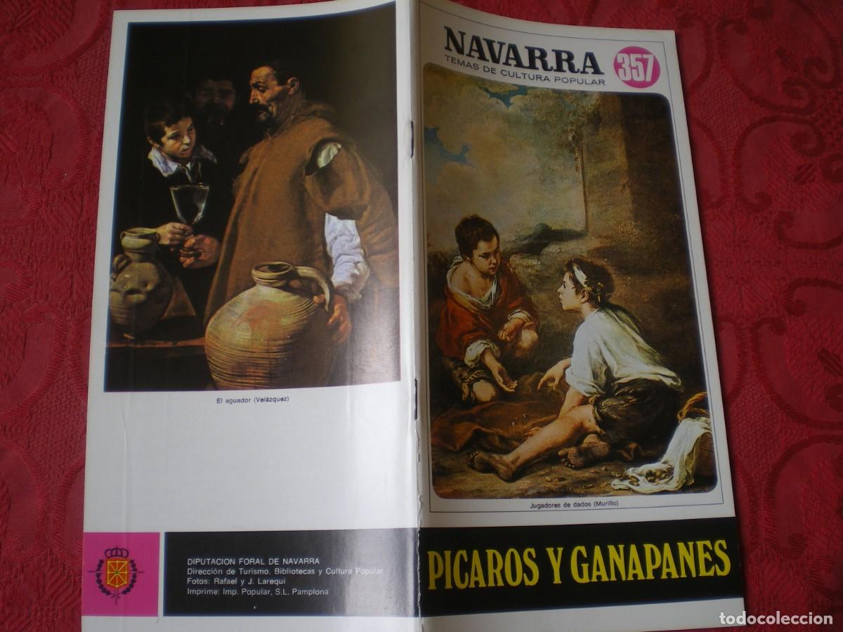 Libros de segunda mano: NAVARRA TEMAS DE CULTURA POPULAR 357. P&Iacute;CAROS Y GANAPANES. FERNANDO VIDEG&Aacute;IN AG&Oacute;S.