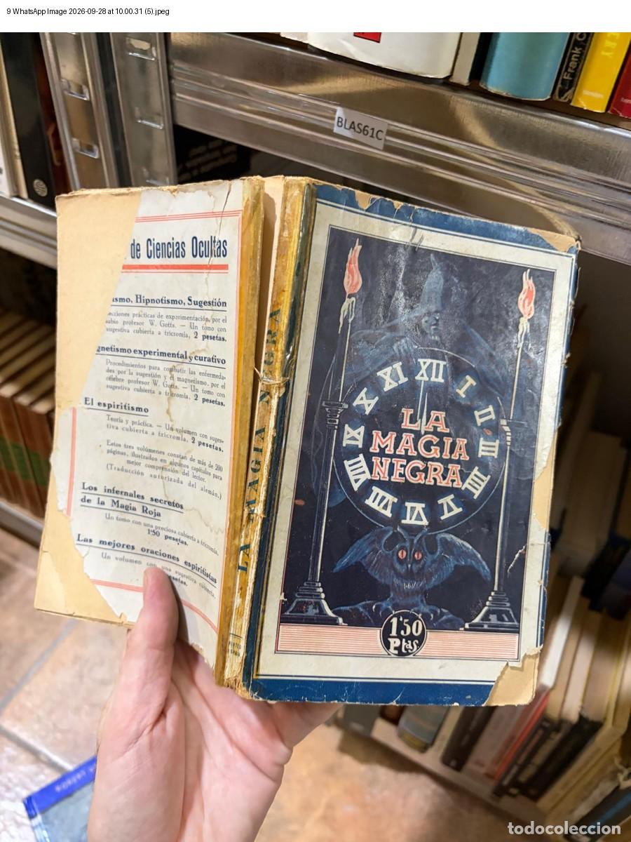 Libros de segunda mano: BLAS61C LA MAGIA NEGRA - - ciencias ocultas