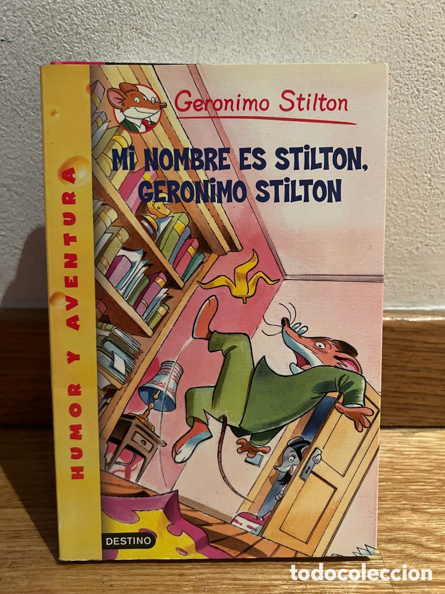 Libros de segunda mano: Geronimo Stilton MI NOMBRE ES STILTON, GERONIMO STILTON HUMOR Y AVENTURA