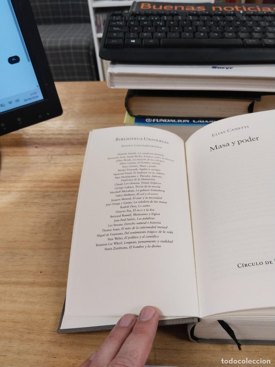 Libros de segunda mano: Masa y Poder - Elias Canetti - Foto 8