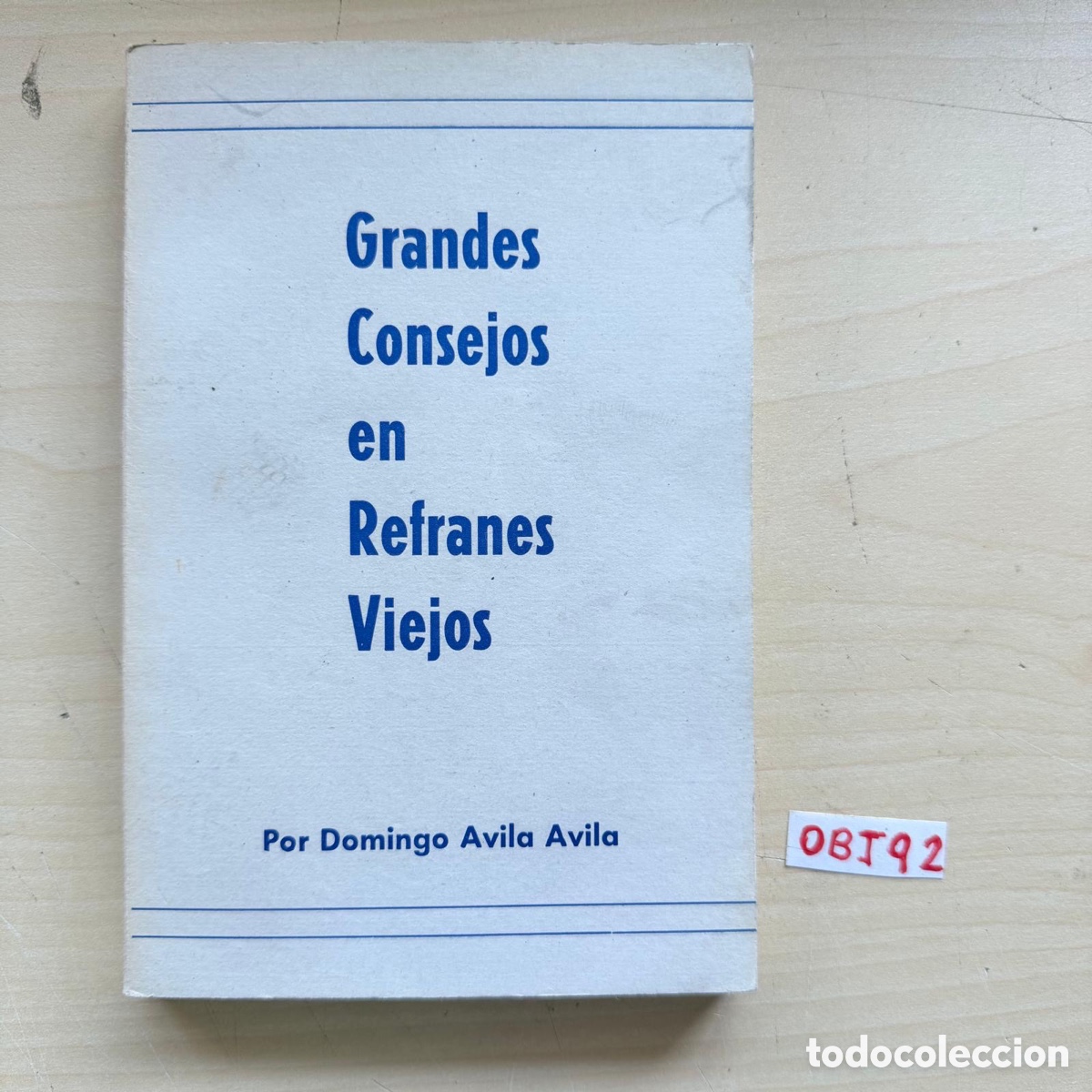 Libros de segunda mano: Libro grandes consejos en refranes viejos