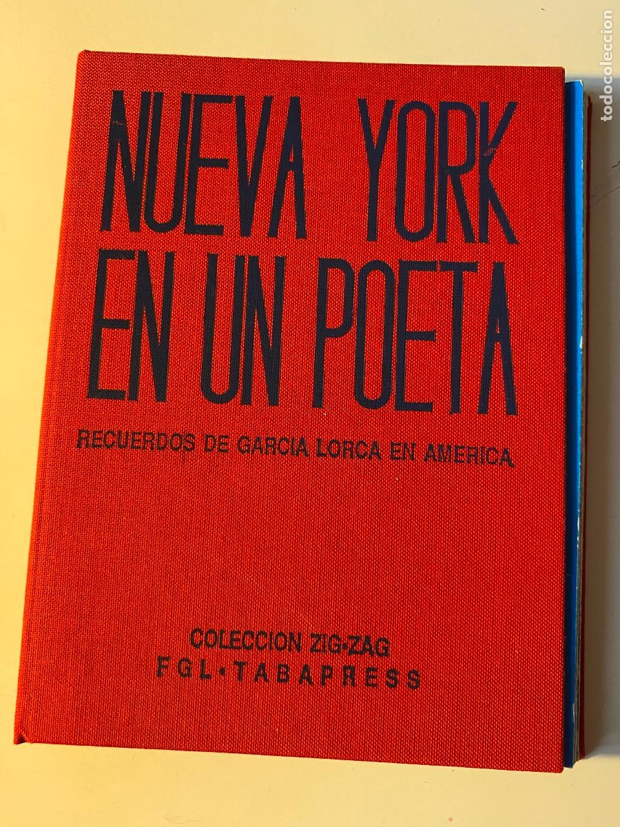 Libros de segunda mano: NUEVA YORK EN UN POETA. Recuerdos de Garc&iacute;a Lorca en Am&eacute;rica.- Tabapress,col ZIG-ZAG. 199O