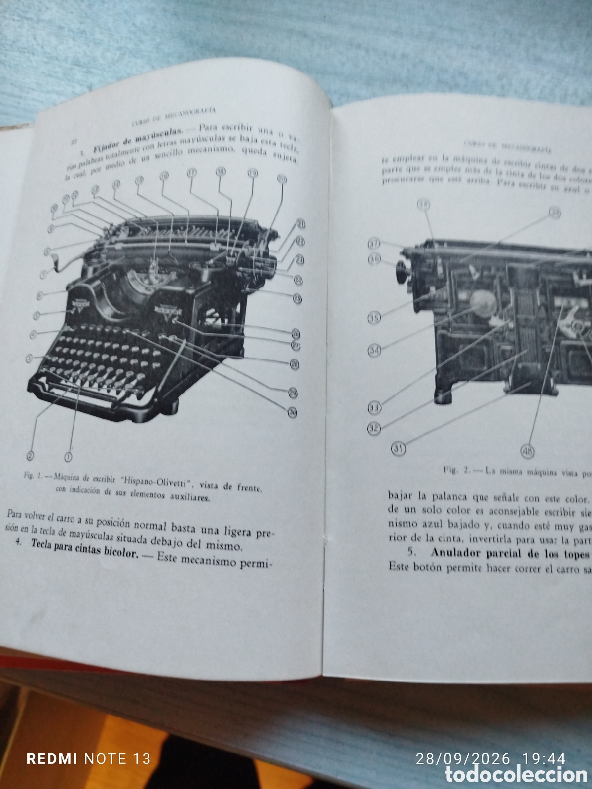 Libros de segunda mano: Curso mecanografia.1952. - Foto 4