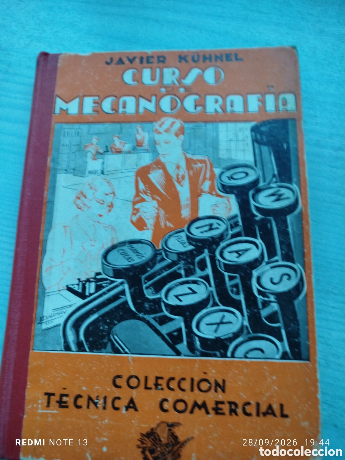 Libros de segunda mano: Curso mecanografia.1952.