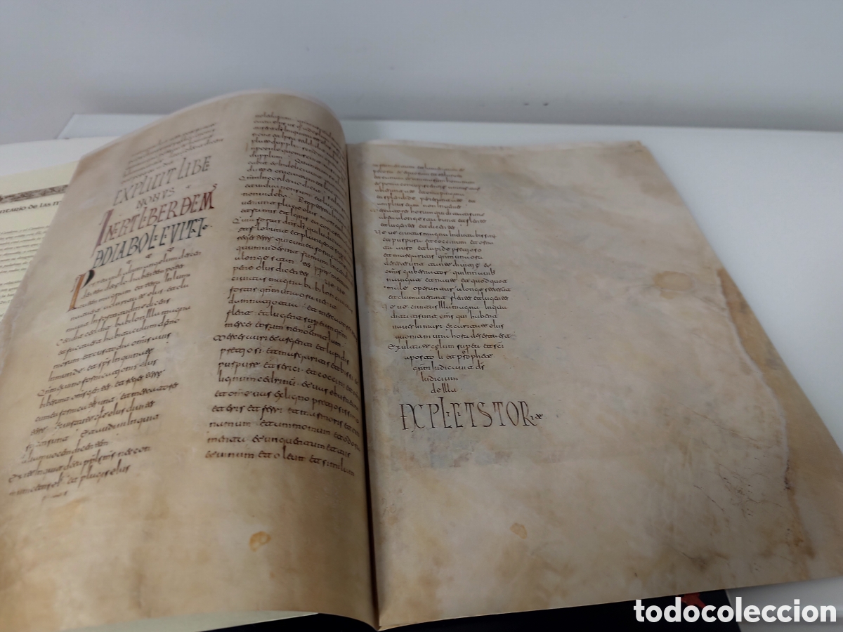 Libros de segunda mano: BEATO DE LIEBANA SAN MIGUEL DE ESCALADA. AULA ARTIS FACSIMILIS. FOLIO 2 200 RECTO 207 VERSO - Foto 6