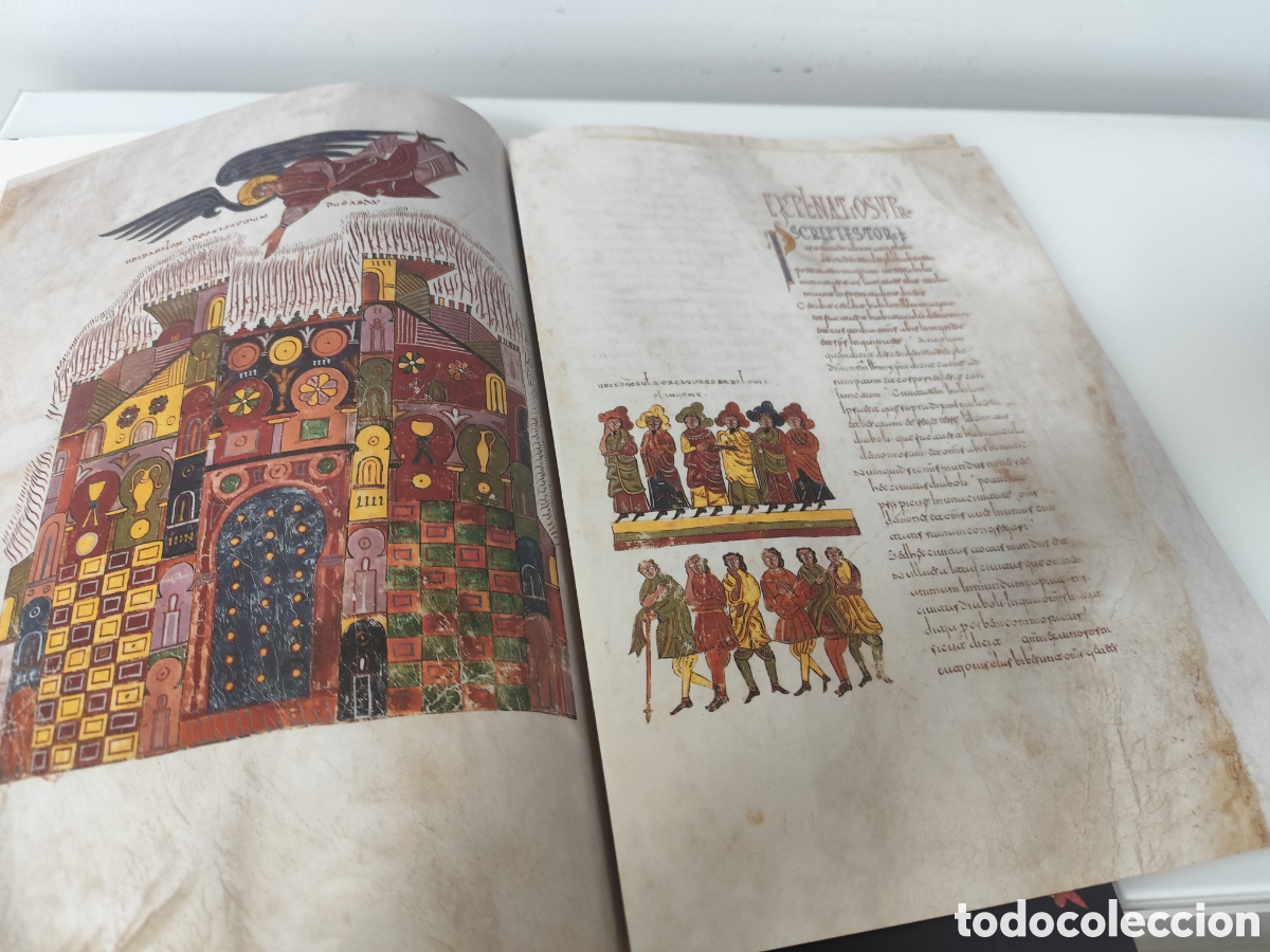 Libros de segunda mano: BEATO DE LIEBANA SAN MIGUEL DE ESCALADA. AULA ARTIS FACSIMILIS. FOLIO 2 200 RECTO 207 VERSO - Foto 8