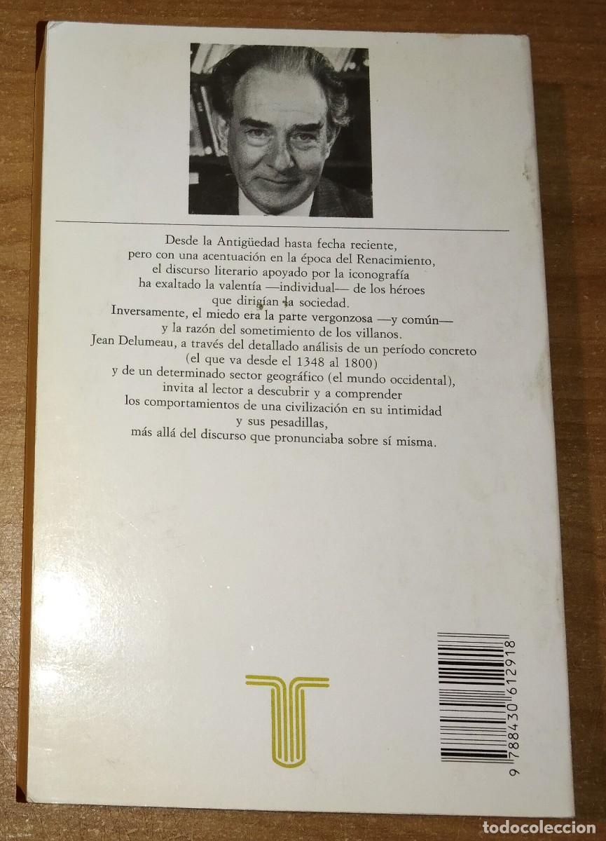 Libros de segunda mano: JEAN DELUMEAU - EL MIEDO EN OCCIDENTE - TAURUS, 1989 - Foto 2