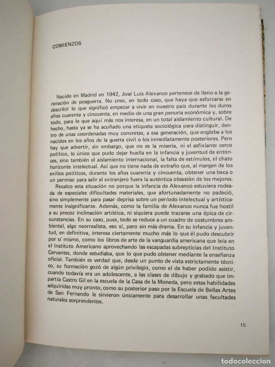 Libros de segunda mano: Alexanco: Proceso y movimiento / Process and movement (Primera edici&oacute;n) - Foto 2