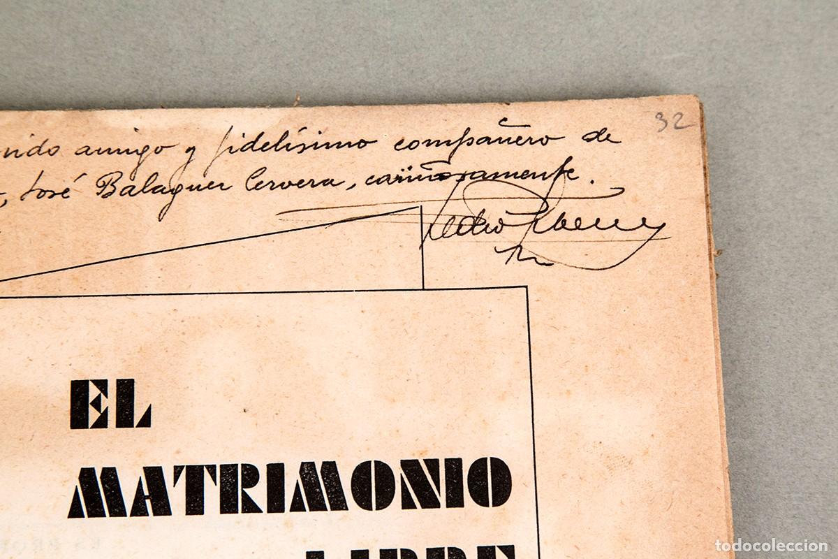 Libros de segunda mano: EL MATRIMONIO LIBRE - 1937 - PEDRORRIBELLES - LEX - Foto 4