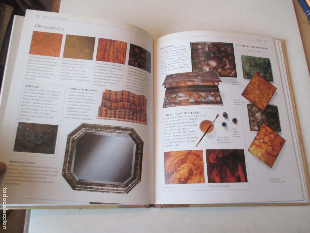 Libros de segunda mano: ANNIE SLOAN T&eacute;cnicas de dorado W42224 - Foto 3