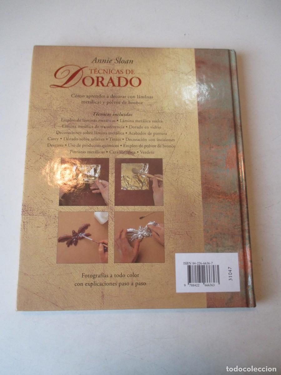 Libros de segunda mano: ANNIE SLOAN T&eacute;cnicas de dorado W42224 - Foto 6