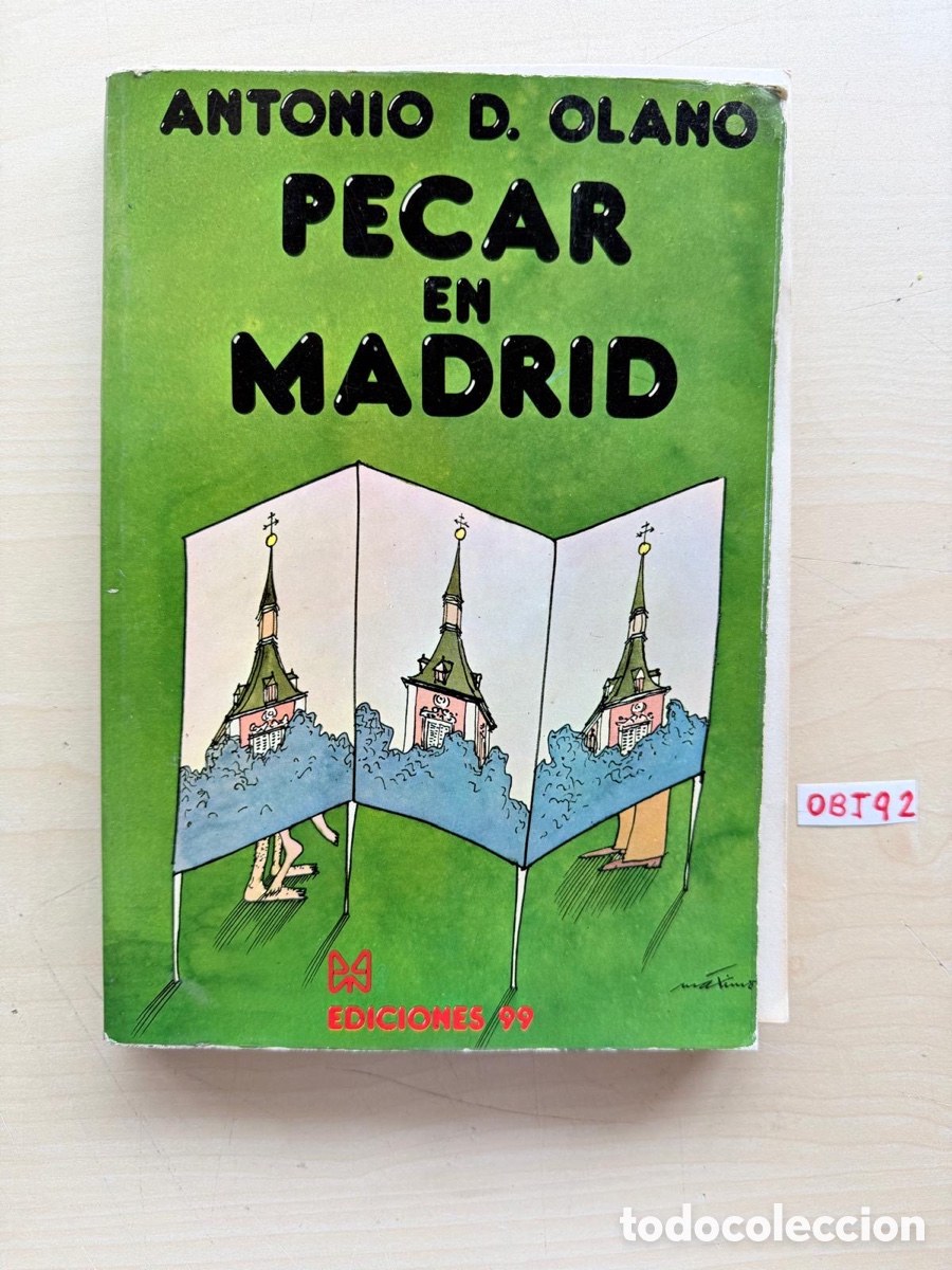 Libros de segunda mano: Libro pecar en Madrid - Foto 1