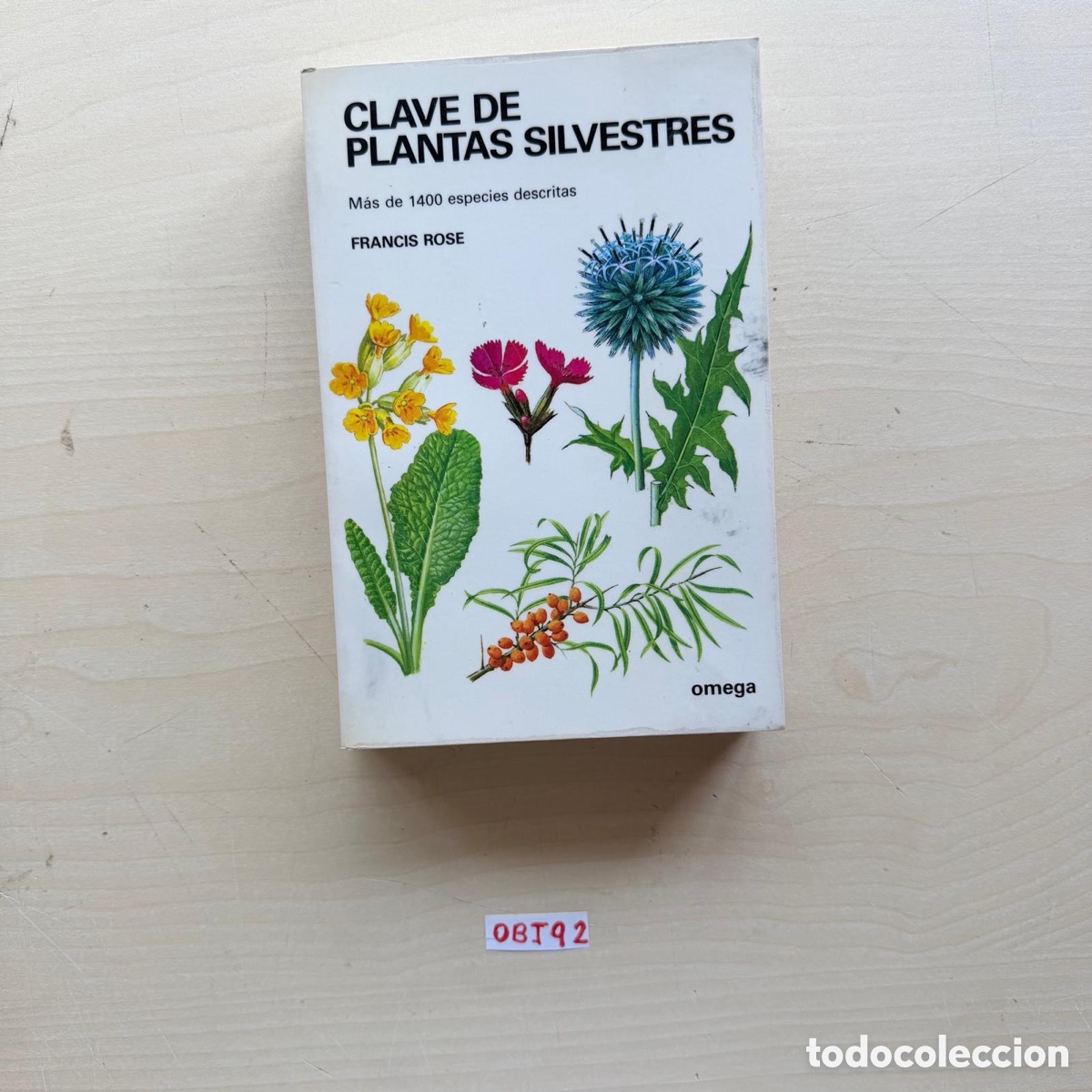 Libros de segunda mano: Libro clave de plantas silvestres
