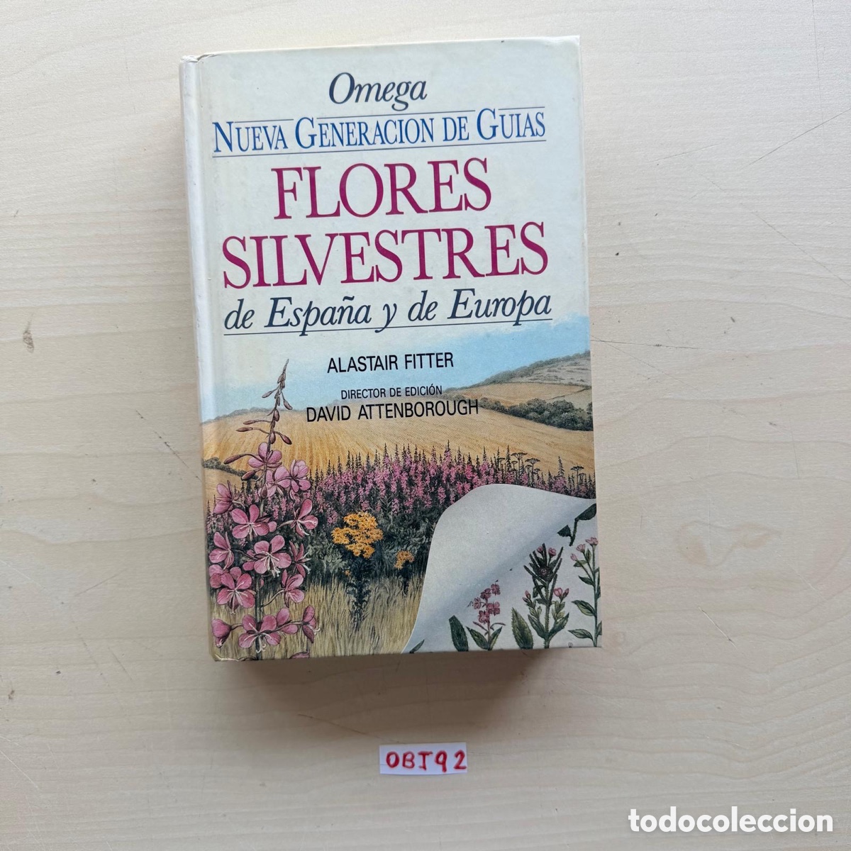 Libros de segunda mano: Libro flores silvestres de Espa&ntilde;a y de Europa