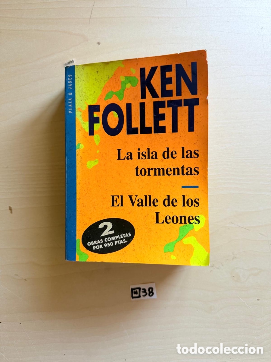 Libros de segunda mano: Libro la isla de las tormentas el valle de los leones