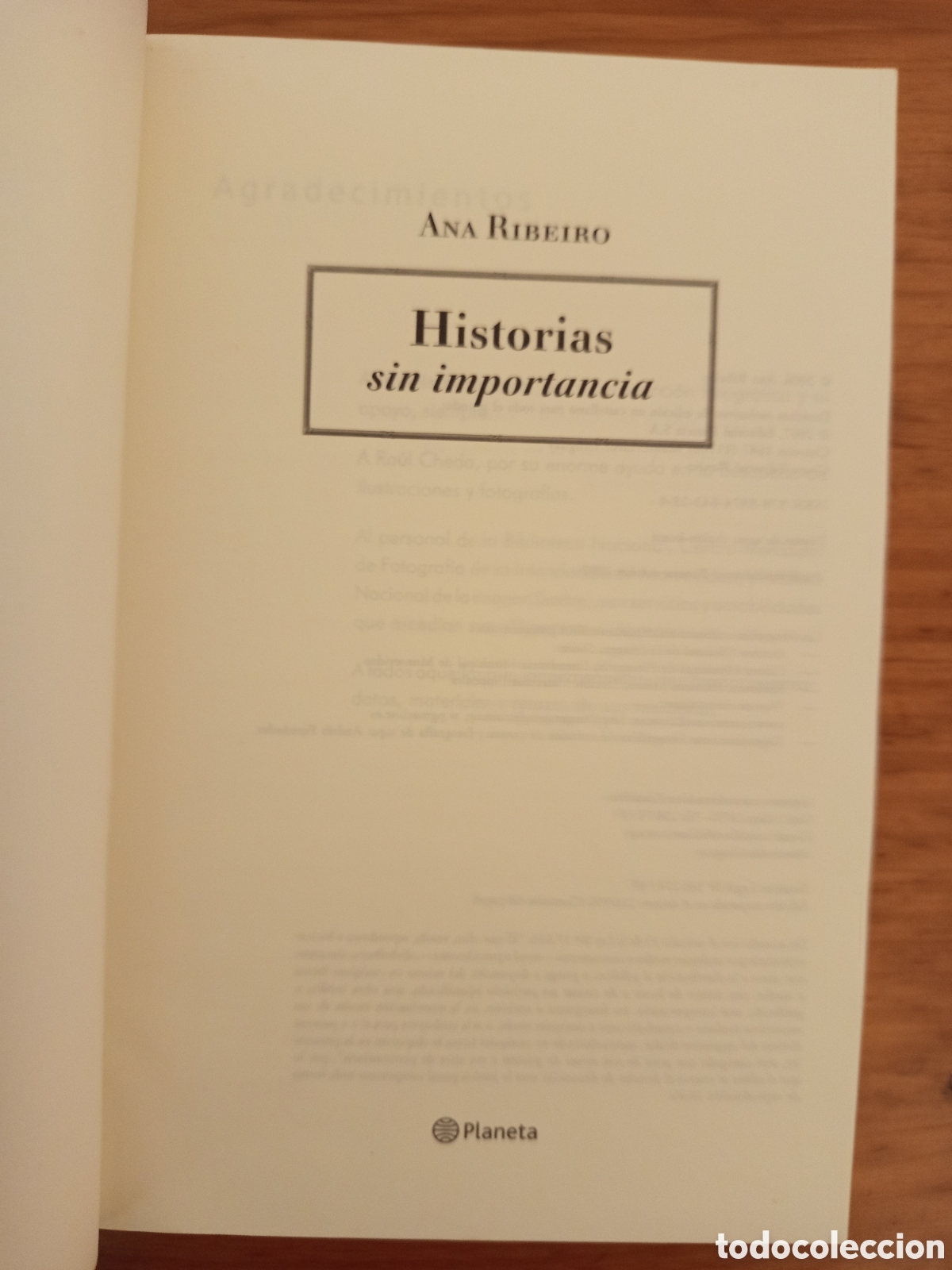 Libros de segunda mano: HISTORIAS SIN IMPORTANCIA (ANA RIBEIRO) - Foto 2