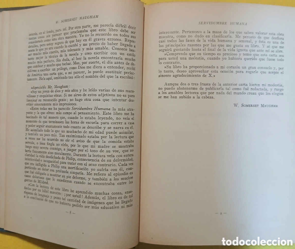 Libros de segunda mano: La servidumbre humana, W. Somerset Maugham - Foto 4