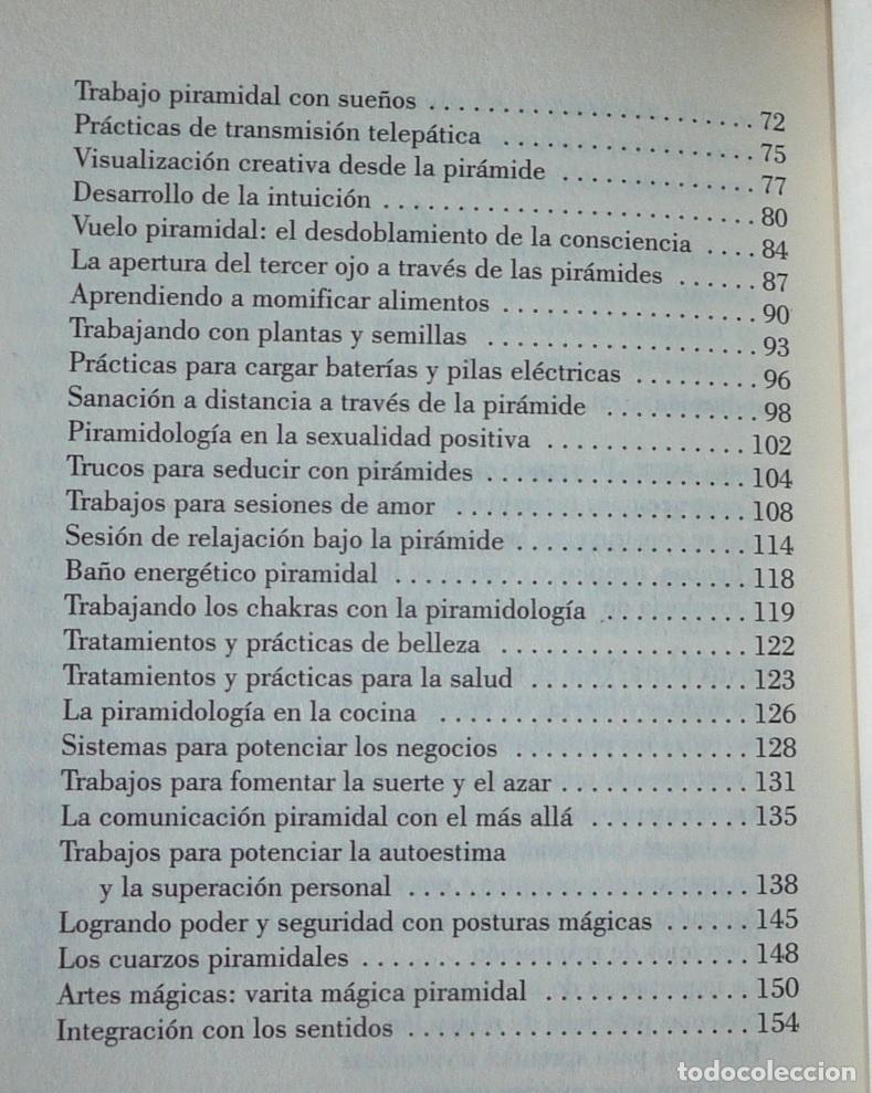 Libros de segunda mano: El poder de las pir&aacute;mides - Allan von Handa (Herm&eacute;tica, Ediciones Robinbook, 1999) - Foto 4
