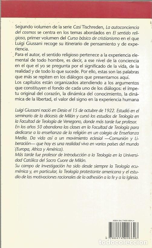 Libros de segunda mano: LA AUTOCONCIENCIA DEL COSMOS - LUIGI GIUSSANI - Foto 4