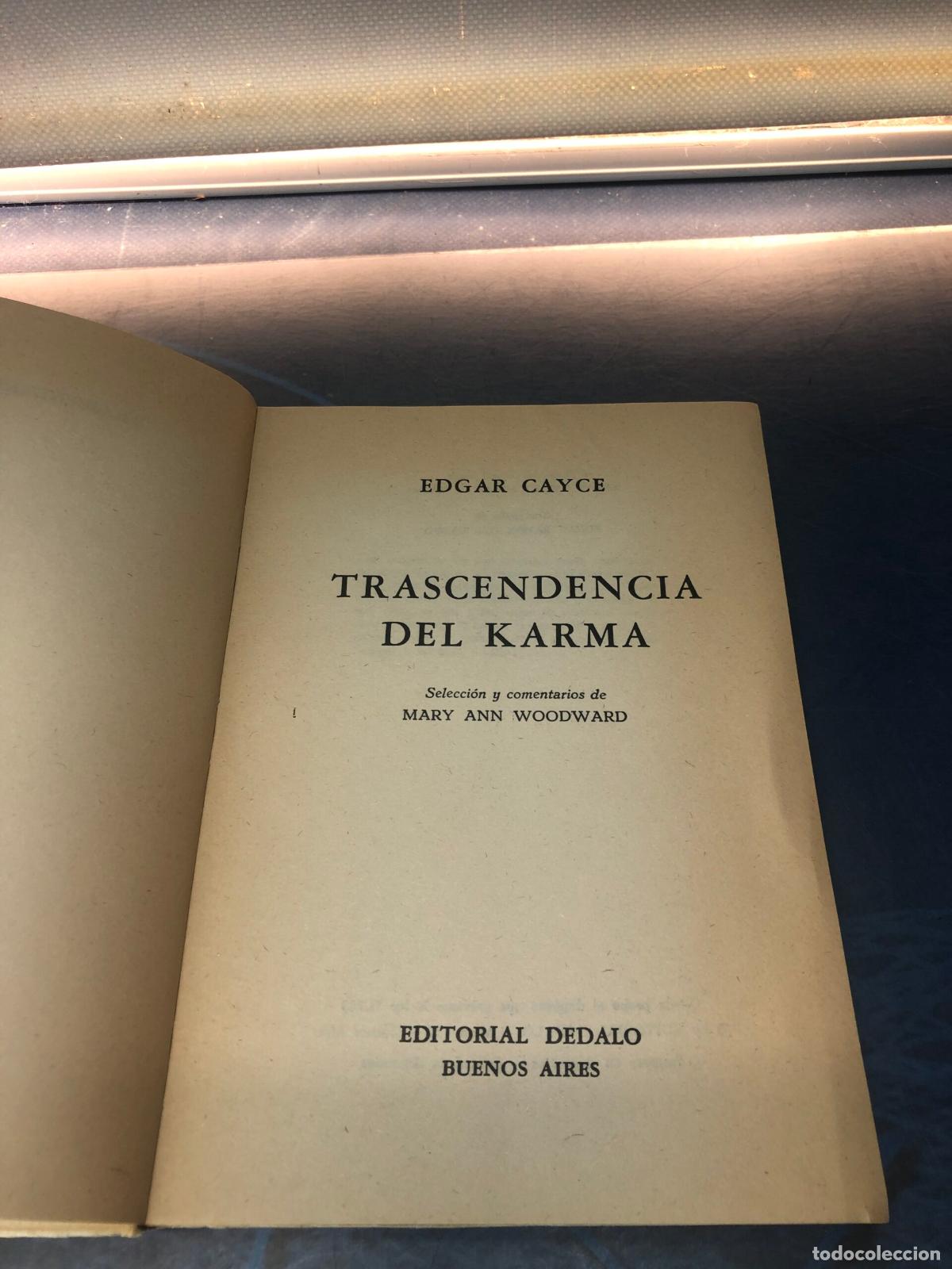 Libros de segunda mano: Libro, Trascendencia Del Karma, Edgard Cayce, D&eacute;dalo - Foto 4