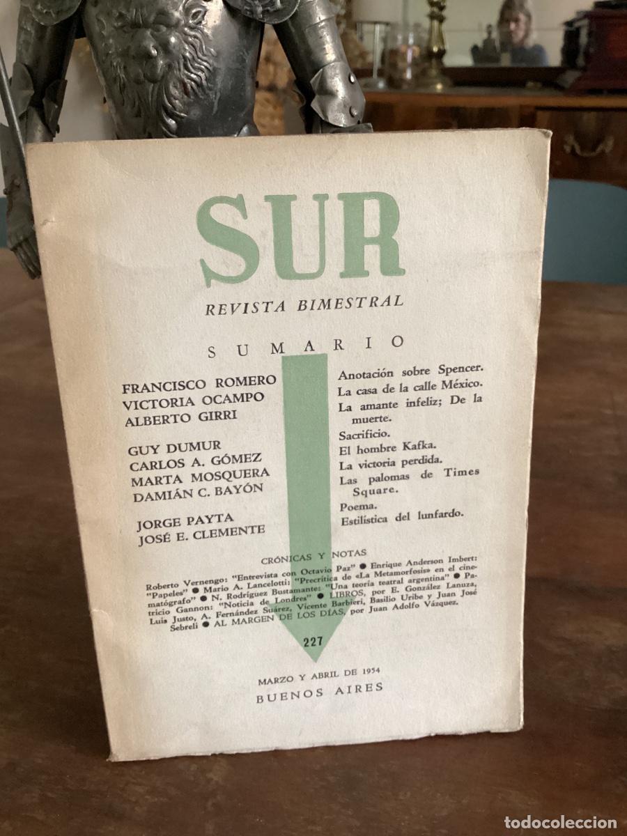 Libros de segunda mano: REVISTA BIMESTRAL SUR, 227. BUENIS AIRES. 1954. ViCTORIA OCAMPO&hellip;