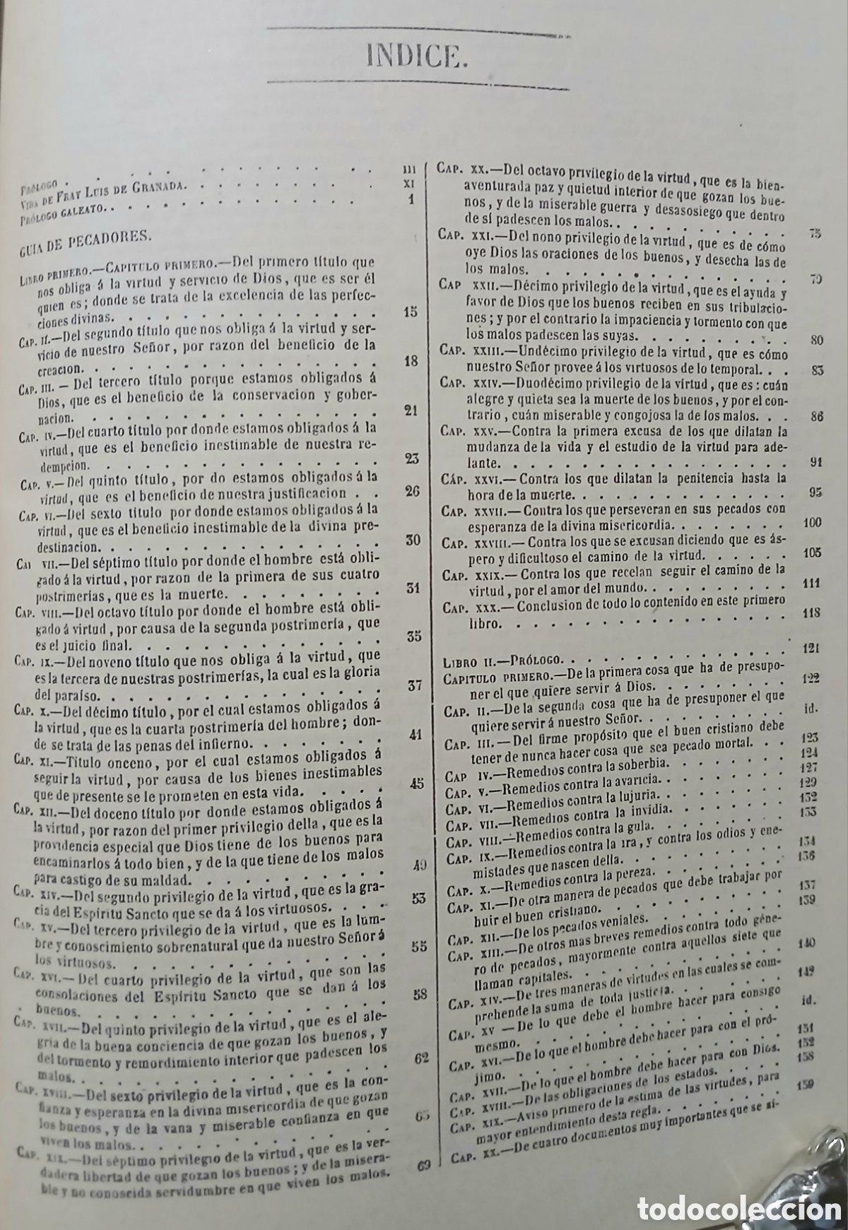 Libros de segunda mano: Obras del V.P.M. Fray Luis de Granada - Foto 4