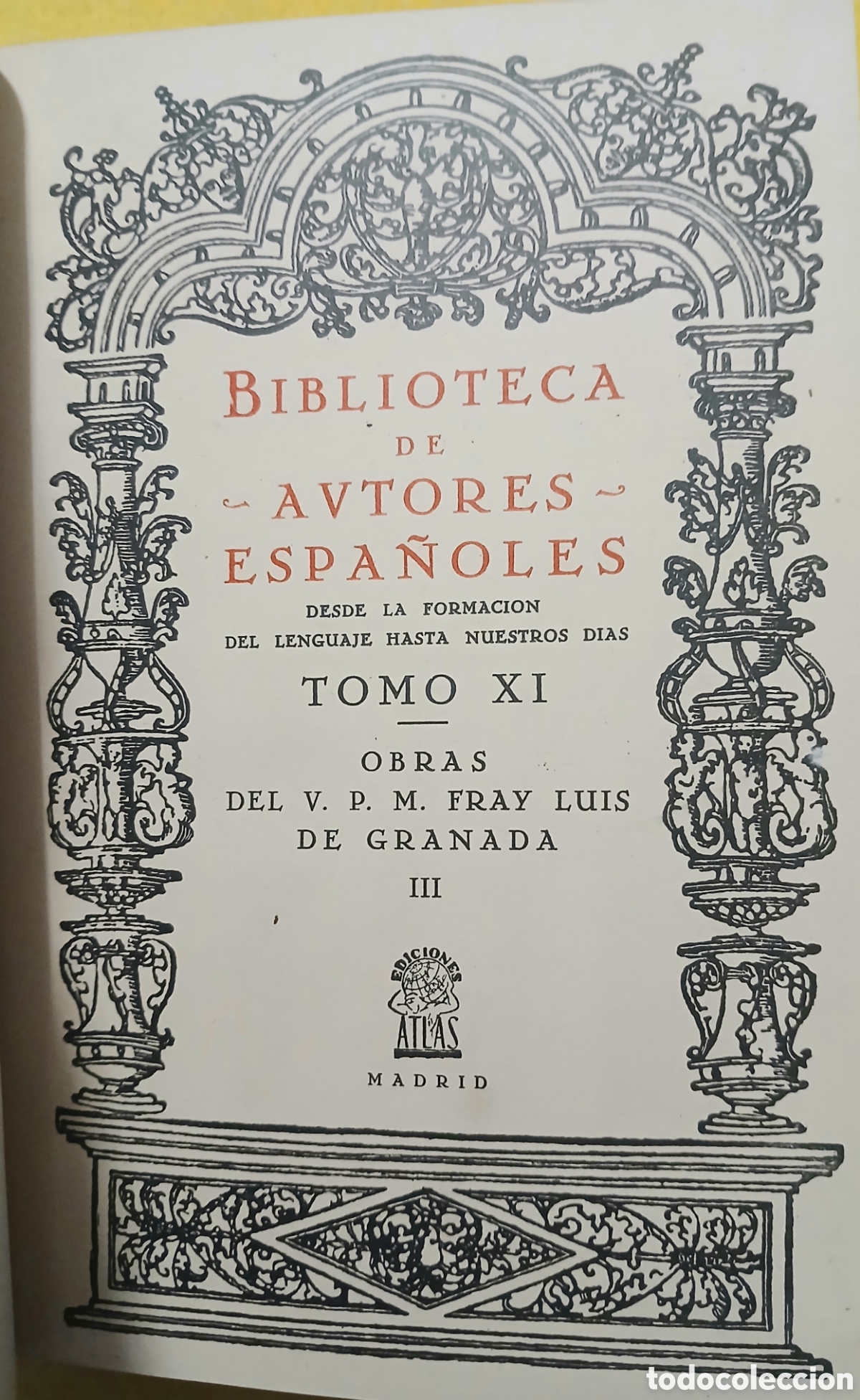 Libros de segunda mano: Obras del V.P.M. Fray Luis de Granada - Foto 10
