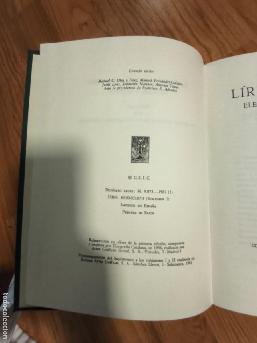 Libros de segunda mano: L&iacute;ricos Griegos tomo I y II - Foto 5